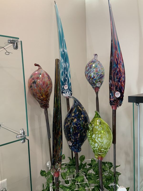 Glass Art Yard Art