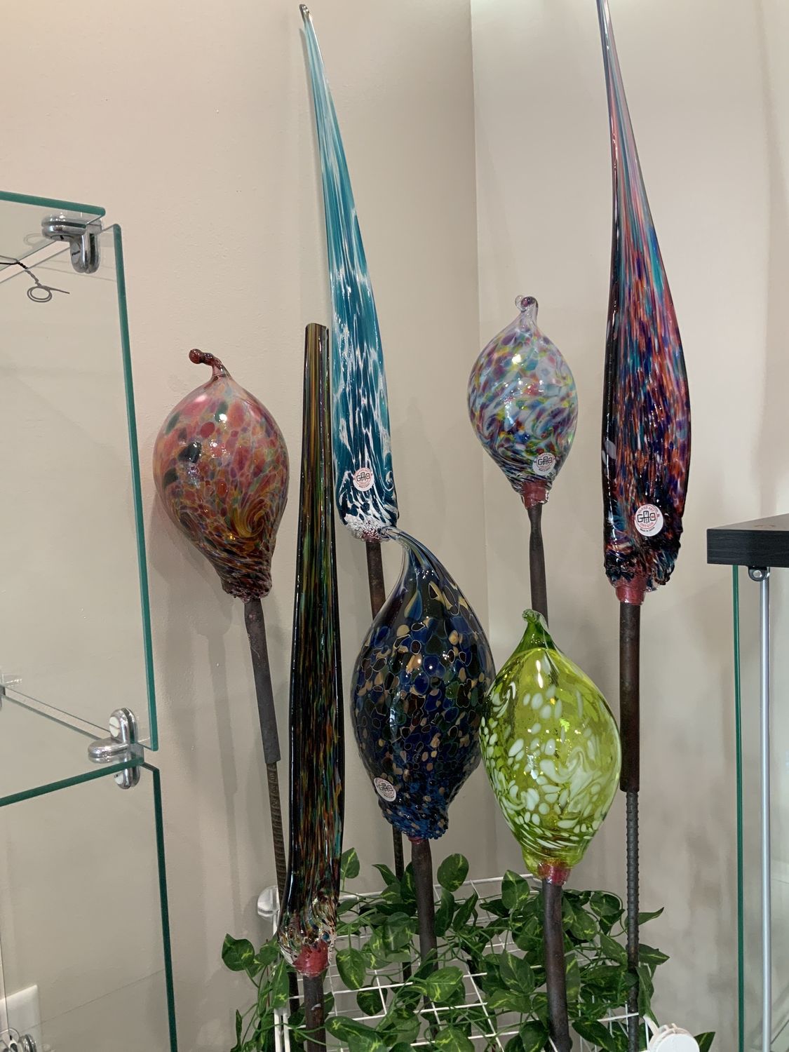 Glass Art Yard Art, Price: $80 Amazing
