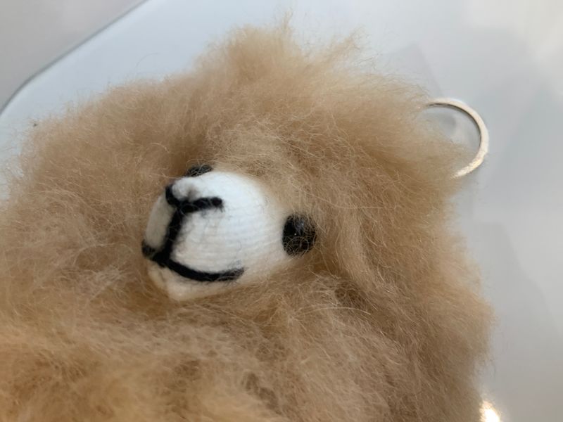 Alpaca Head Keychain from Alpaca Life