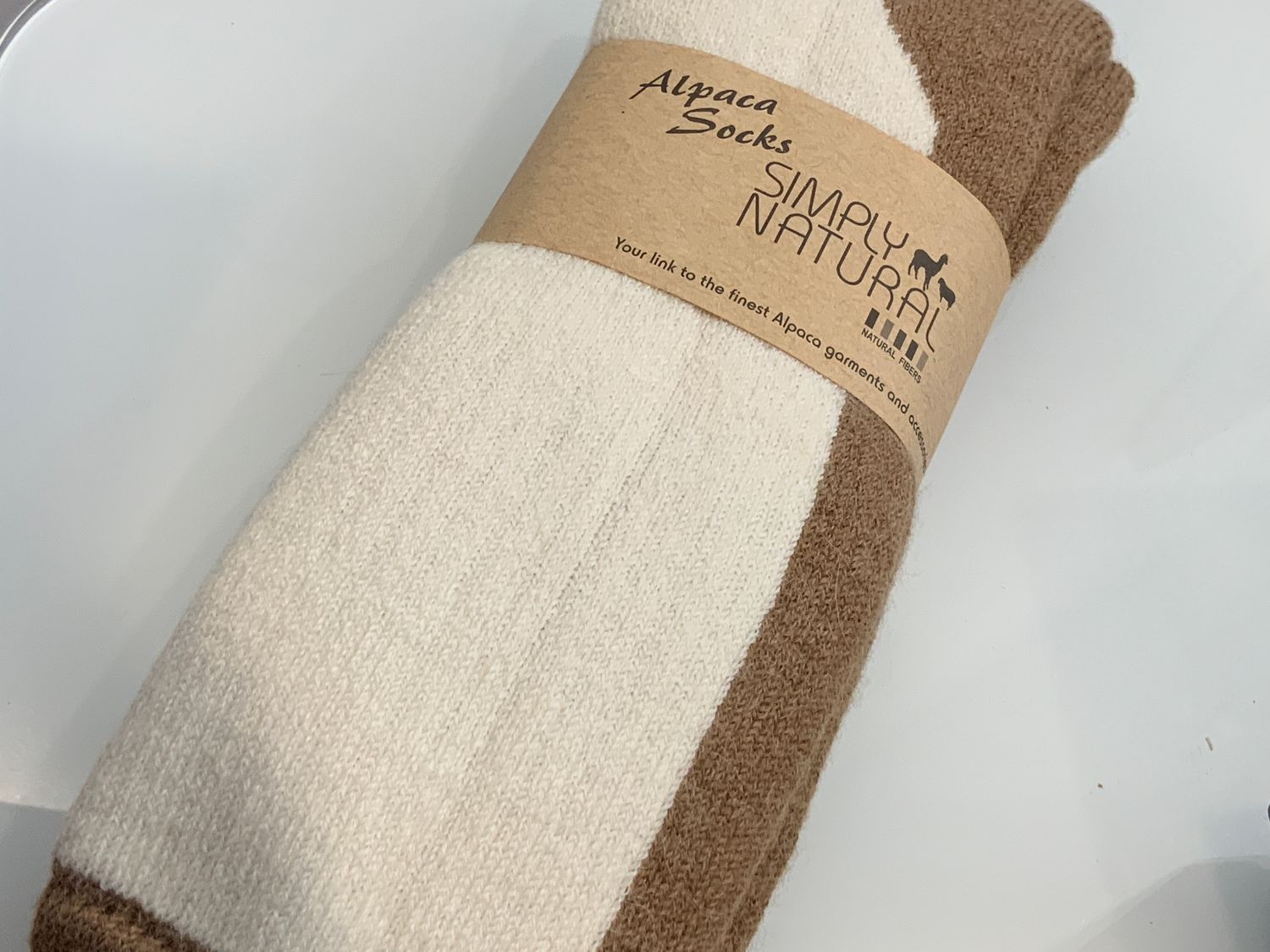 Simply Natural Alpaca Thick Socks Simply Natural Alpaca Thick Socks, Size: Medium