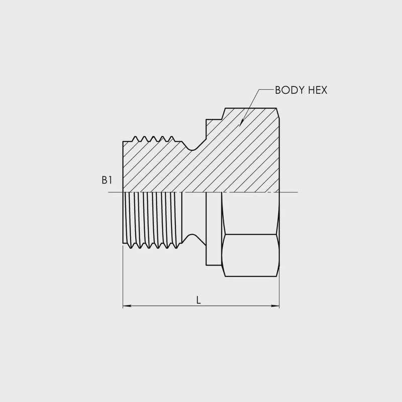 EXTERNAL HEX PLUG 8555-P