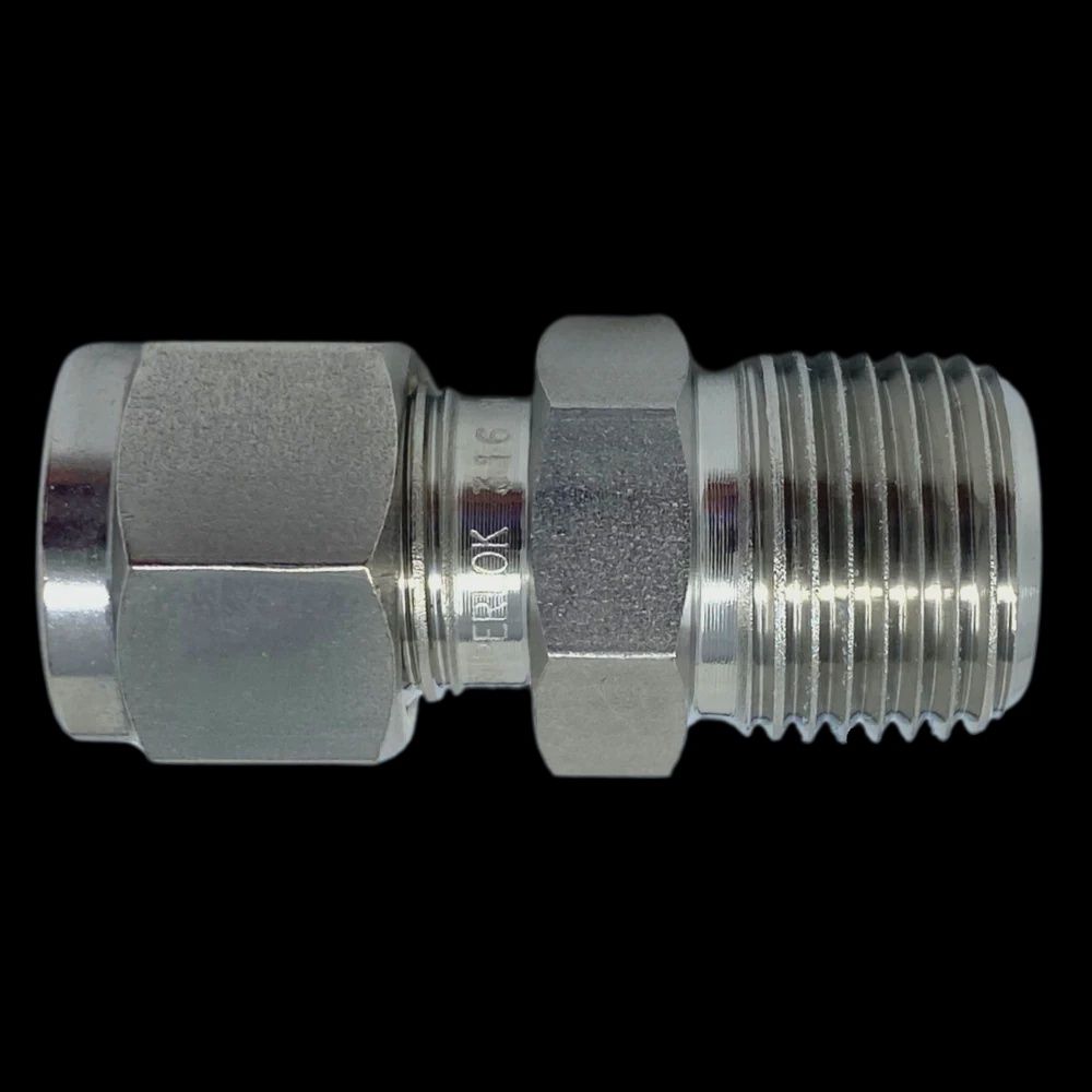 SMC Straight Tube x Male NPT Adapter
