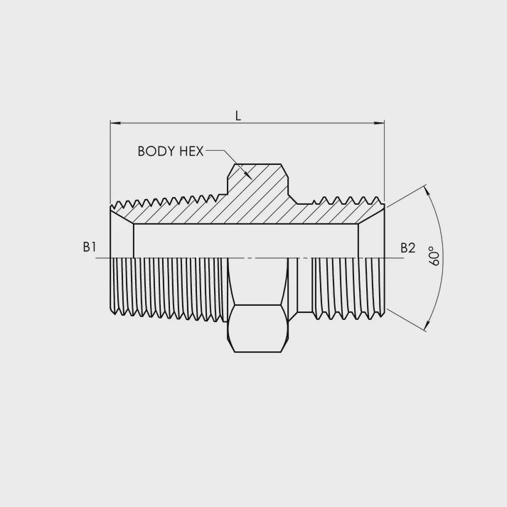 MALE PIPE -MBSPP STRAIGHT (7032) (10BN)