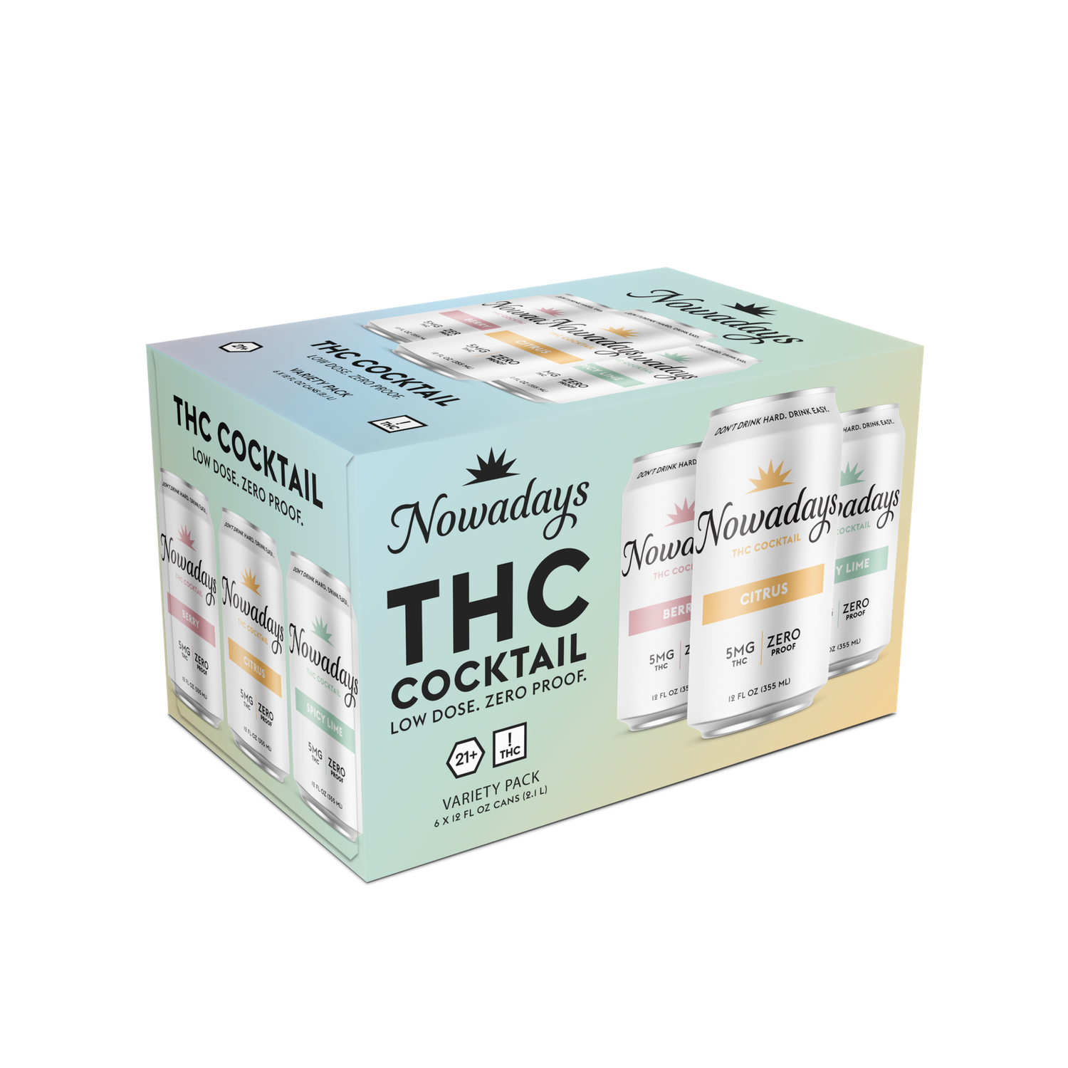 Variety Pack 5mg THC Cocktail Nowadays