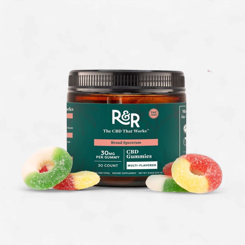 Multifunctional 30mg Broad Spectrum CBD Gummies