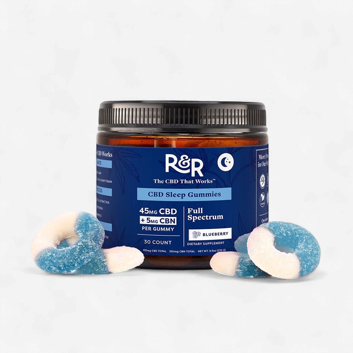 Sleep 45mg CBD &amp; 5mg CBN Full Spectrum Gummies