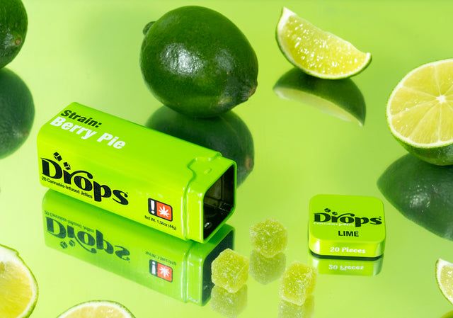 Lime Balanced 5mg D9 Live Rosin Gummies