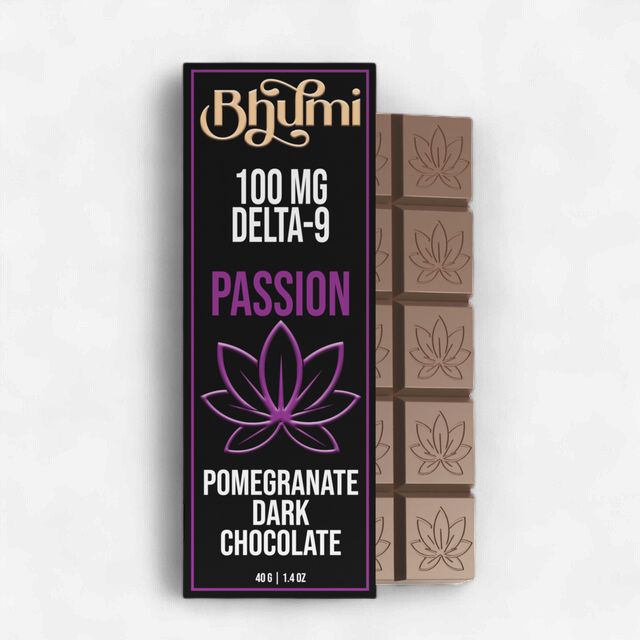Pomegranate D9 Dark Chocolate Bar