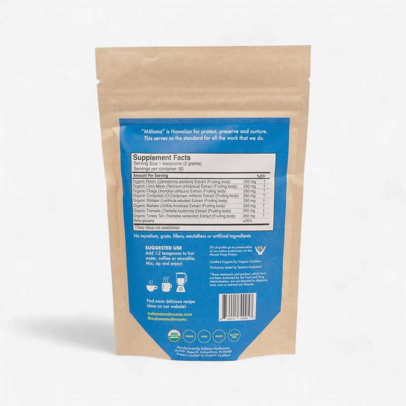 8 Mushroom Fung-tional Blend Powder Extract
