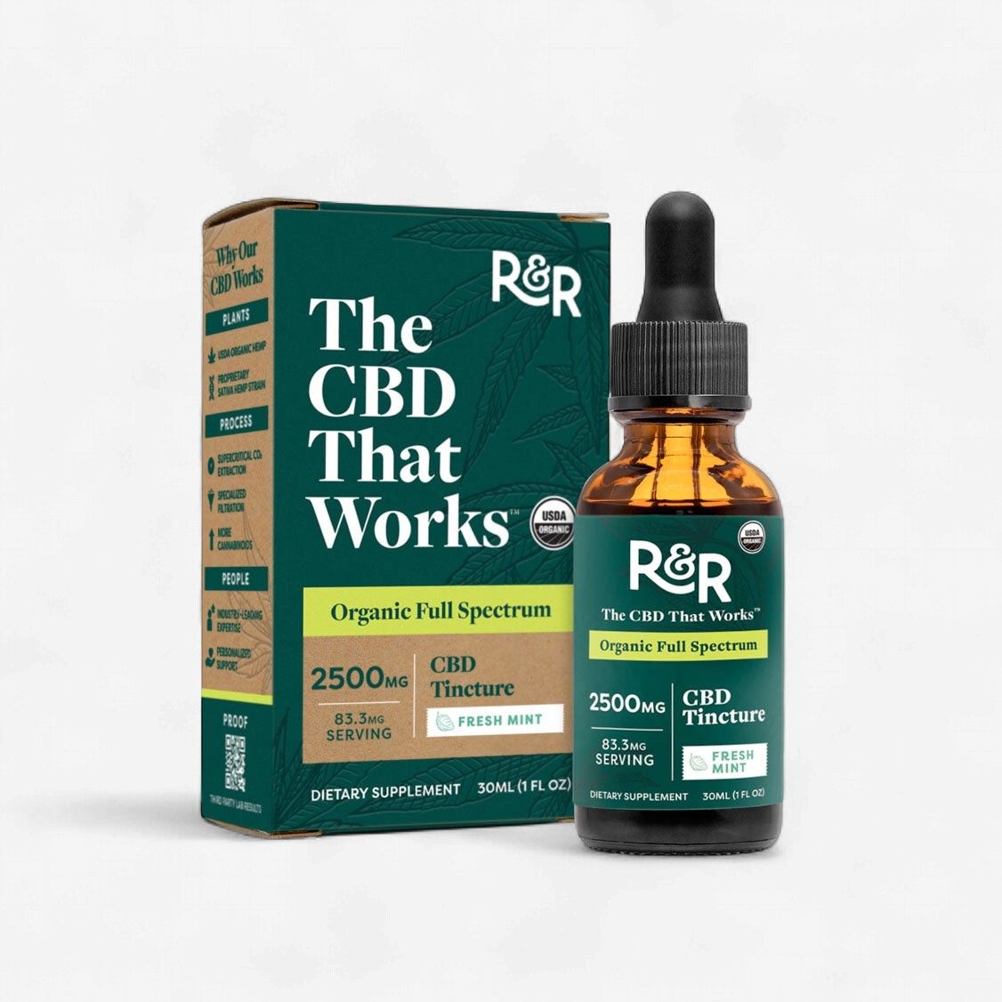 Full Spectrum Tincture 2500mg Fresh Mint