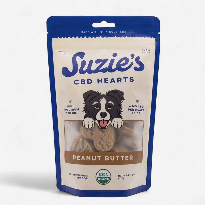 Peanut Butter Heart Dog Treats 20ct.