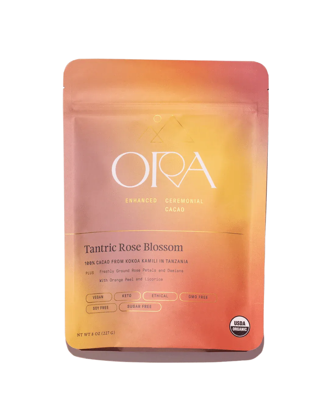 Ora Tantric Rose 8 oz. Ceremonial Cacao