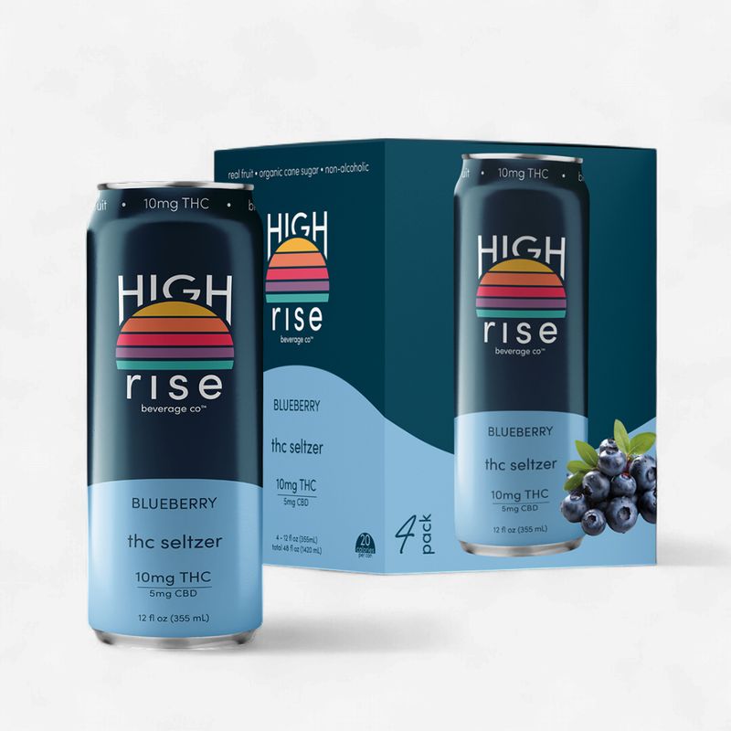 10mg Blueberry 4 pack High Rise