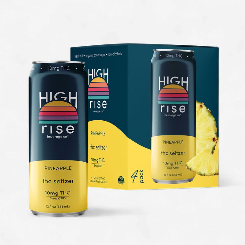 10mg Pineapple 4 pack High Rise