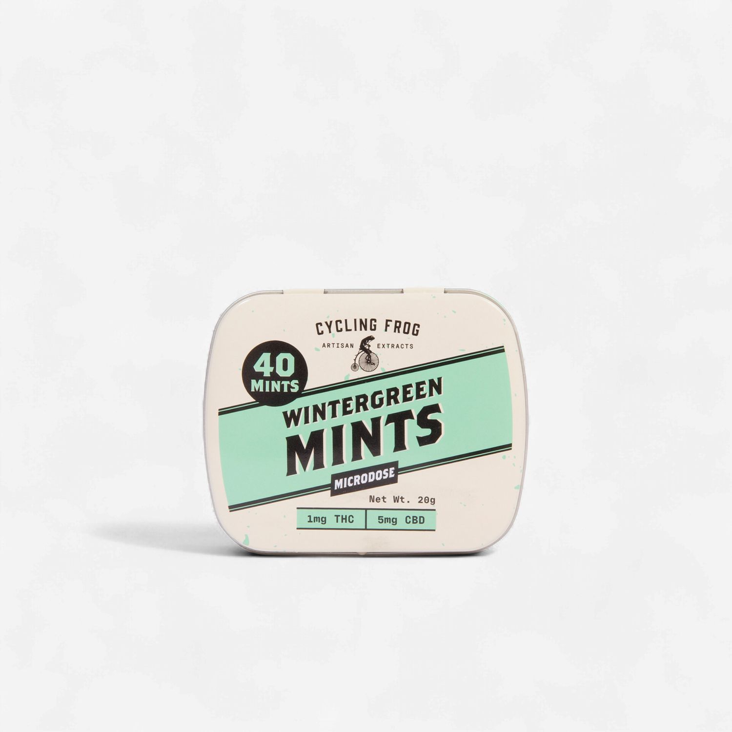 Wintergreen Microdose Mints 1mg D9 &amp; 5mg CBD