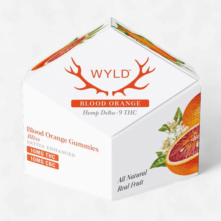 Blood Orange Bliss 10mg D9 &amp; 10mg CBC Sativa Enhanced Gummies