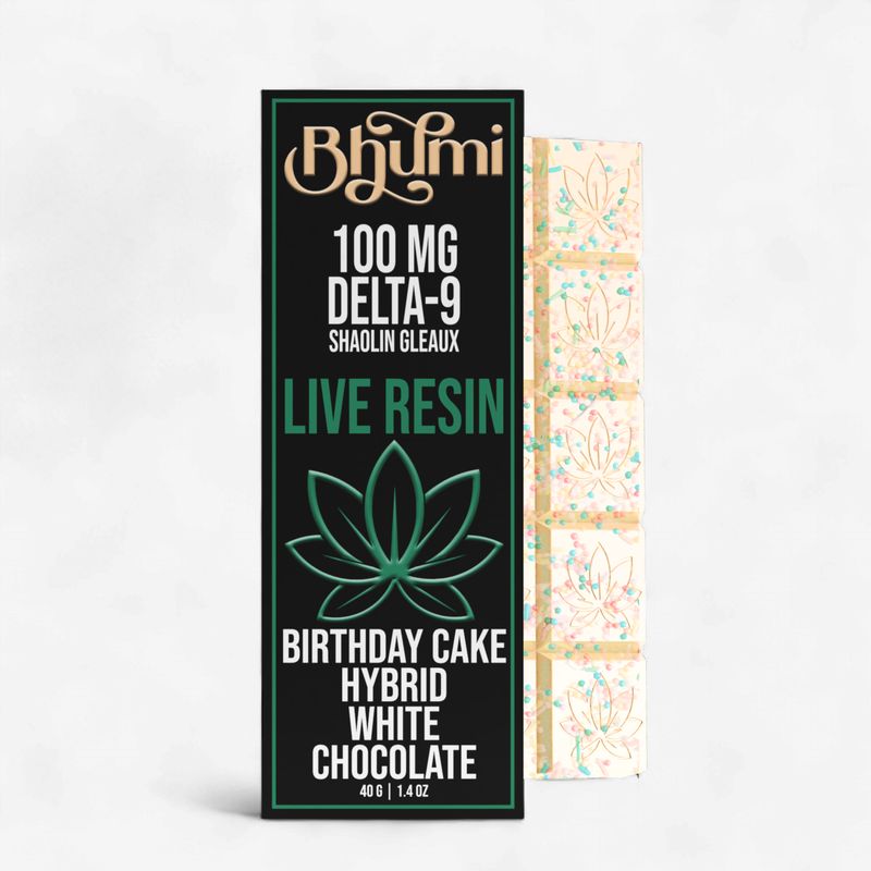 Birthday Cake D9 Live Resin Hybrid Chocolate Bar