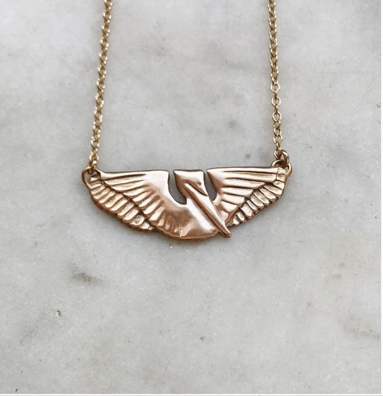 Pelican Bar Necklace — Small