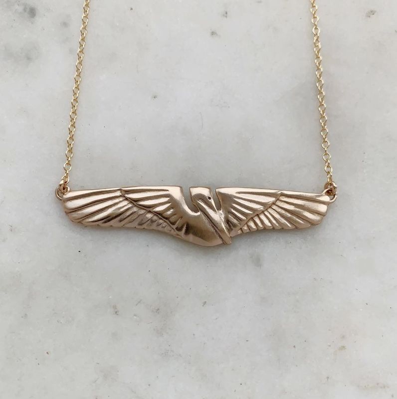 Pelican Bar Necklace -Large
