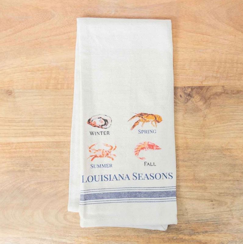 Louisiana Seasons Hand Towel