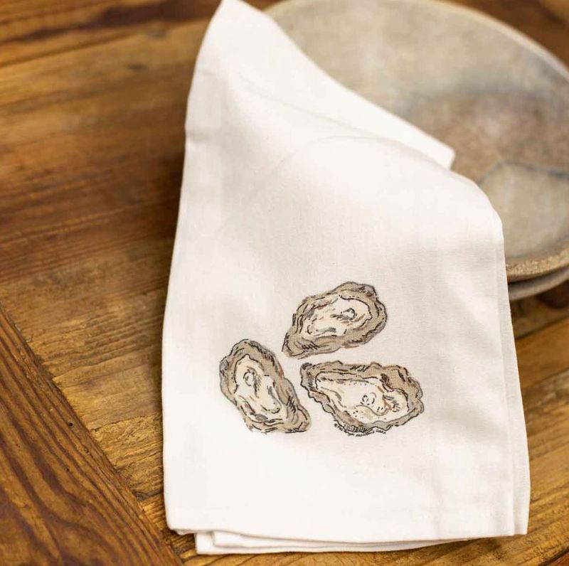 Oysters Hand Towel