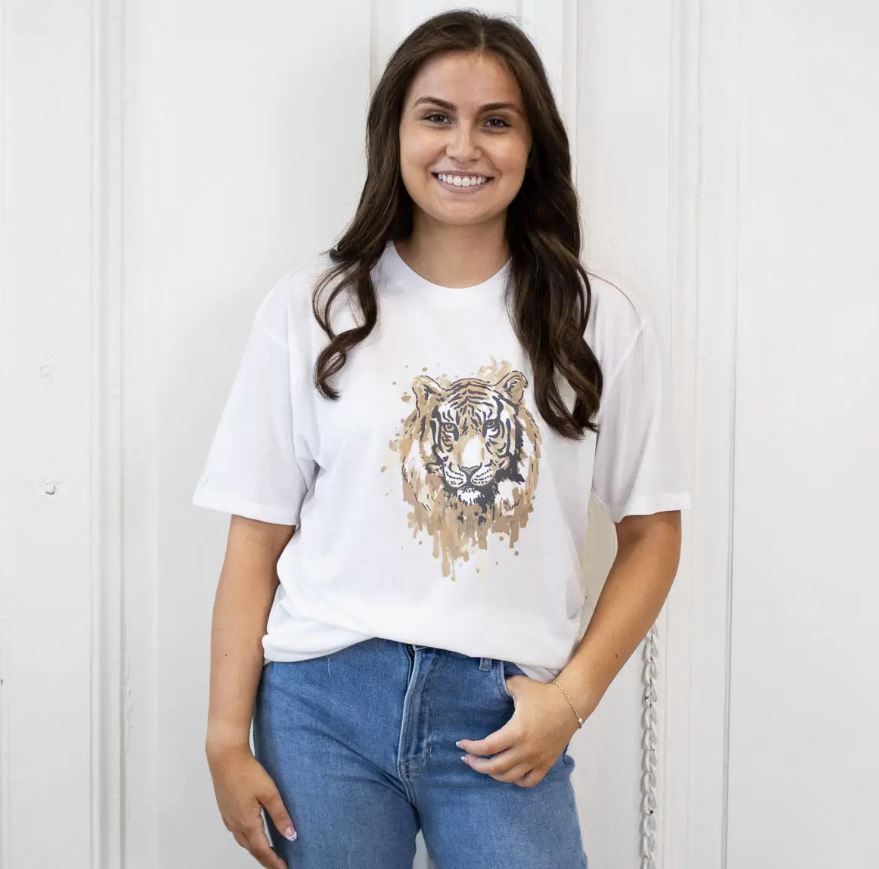 Tiger Love Crew Neck T-Shirt