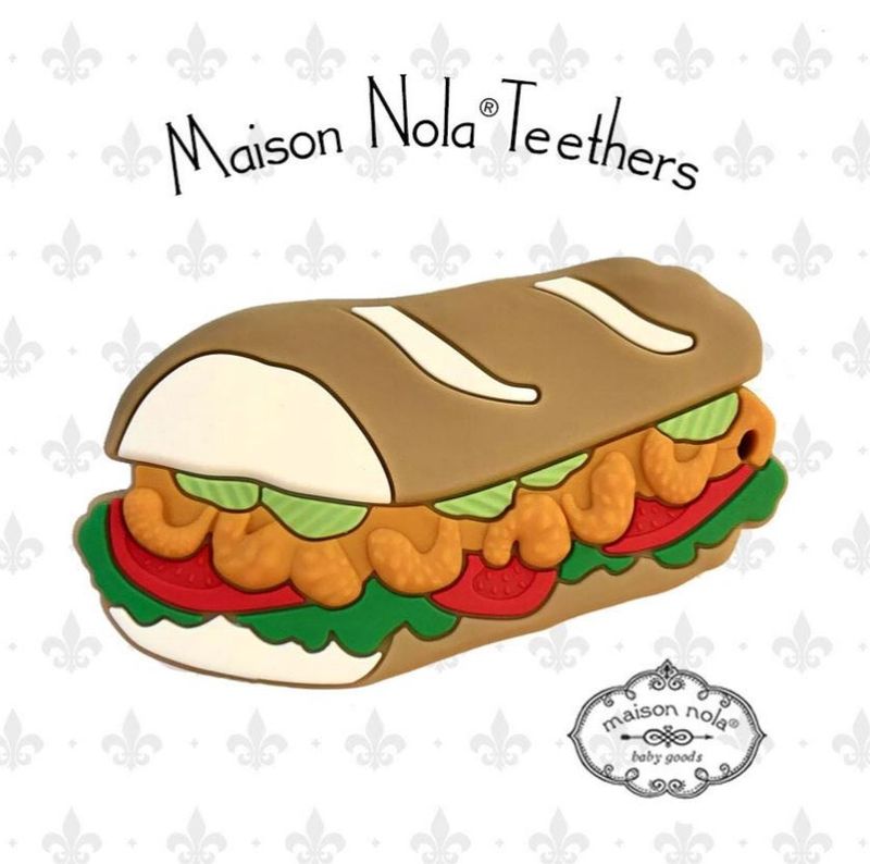 Shrimp Poboy Teether