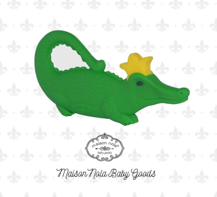 Green Gator Teether