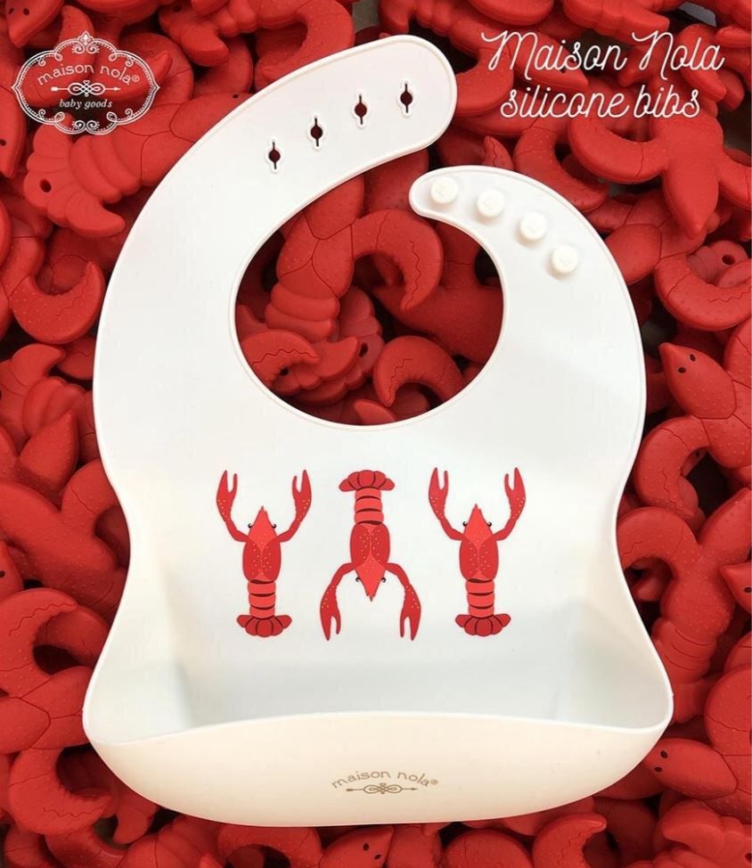 Crawfish Silicone Bib