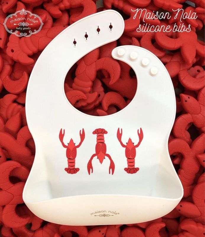 Crawfish Silicone Bib