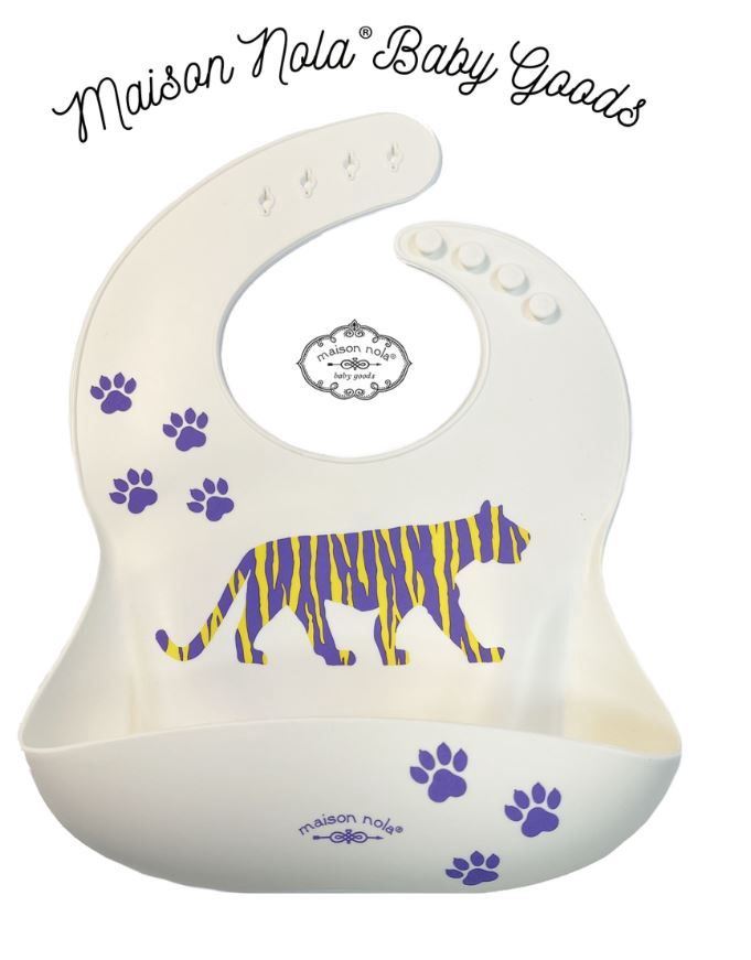 Tiger Silicone Bib
