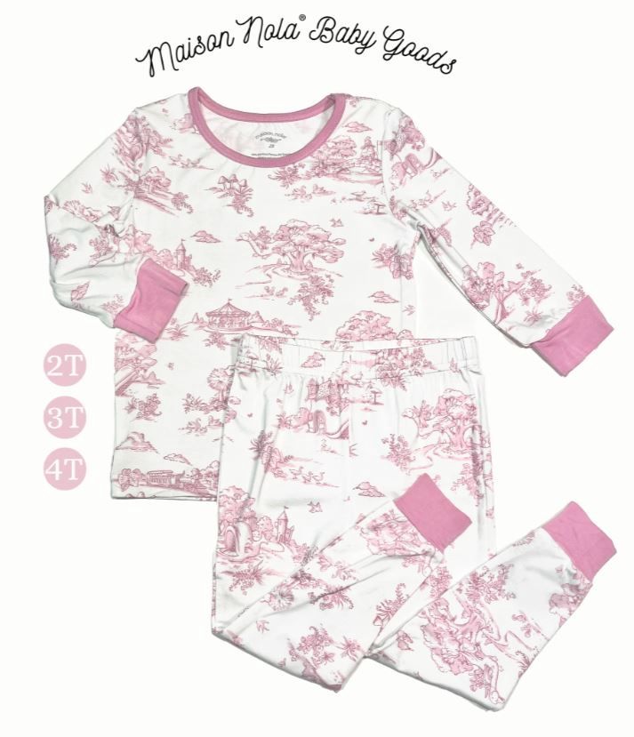 Storyland Toile Jammies Bamboo Knit