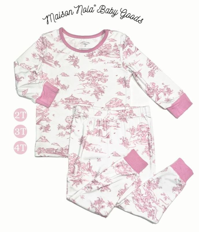 Storyland Toile Jammies Bamboo Knit