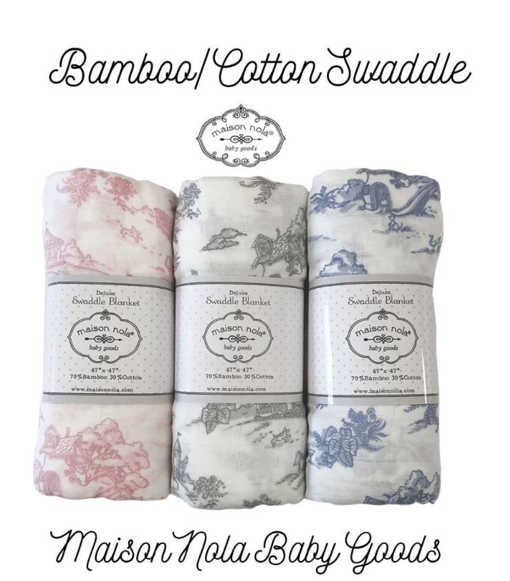 Storyland Bamboo Cotton Muslin Swaddle Blanket