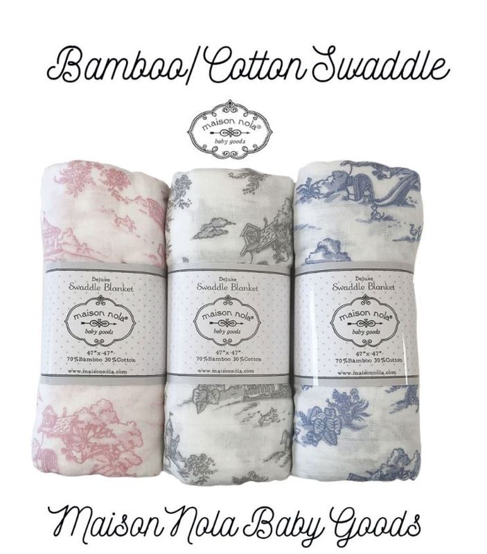 Storyland Bamboo Cotton Muslin Swaddle Blanket