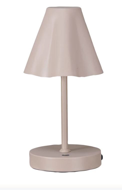 Metal LED Rechargeable Table Lamp w/ Touch Sensor
