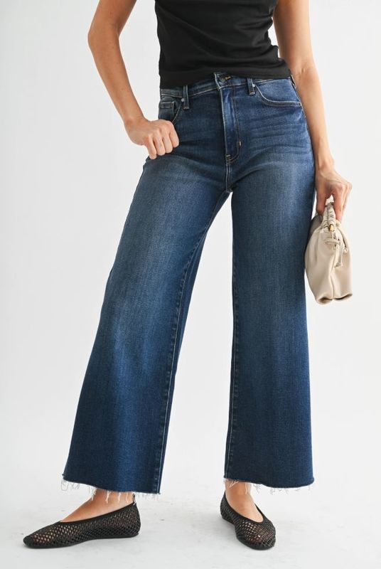 Scissor Cut Wide Leg