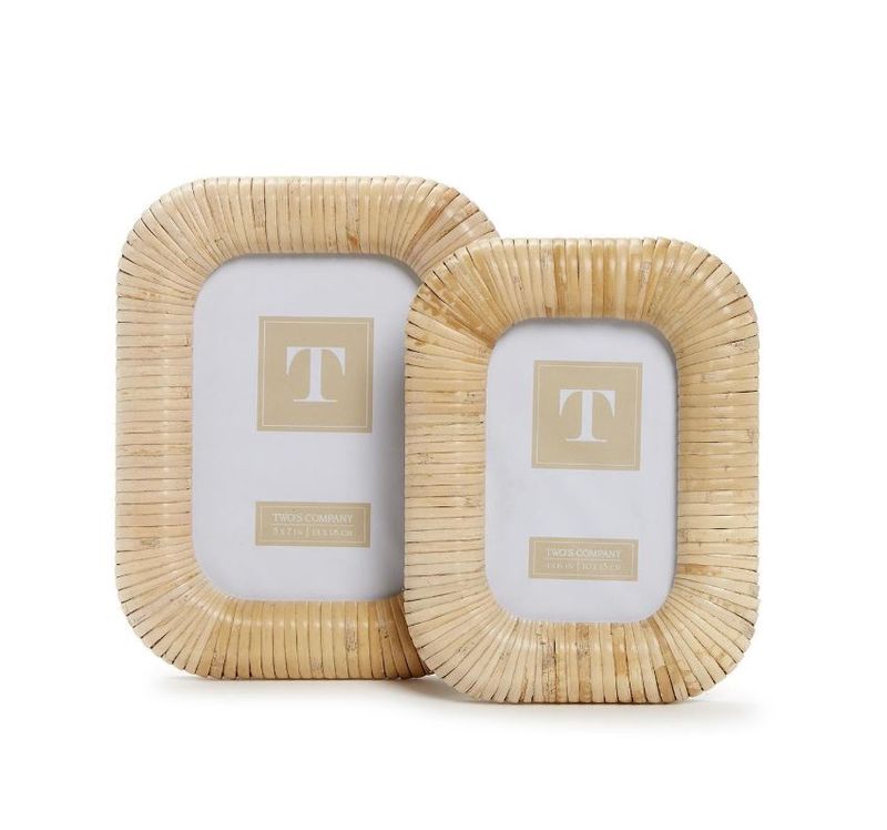 4x6 Woven Rattan Photo Frame