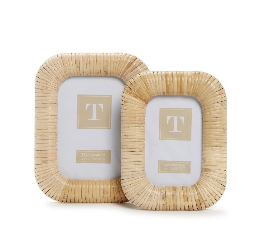 5x7 Woven Rattan Photo Frame