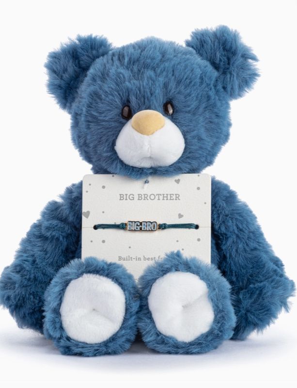 Big Brother Navy Bear - 8"