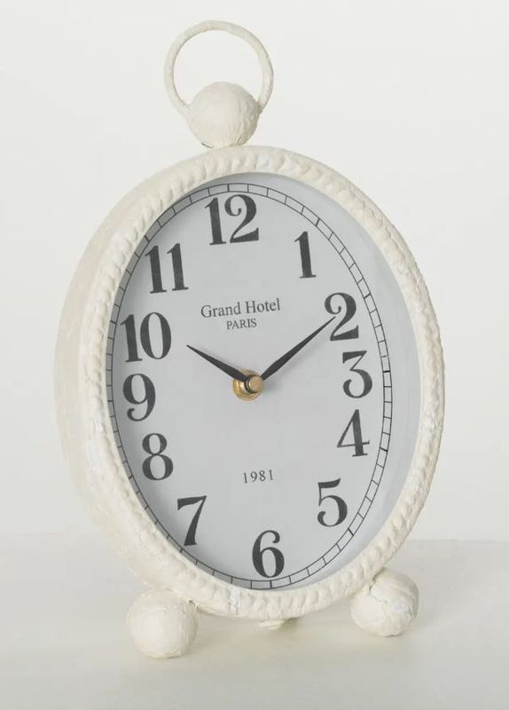White Desk Clock