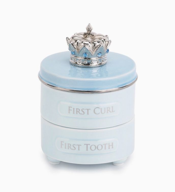 First Tooth &amp; Curl Keepsake Box