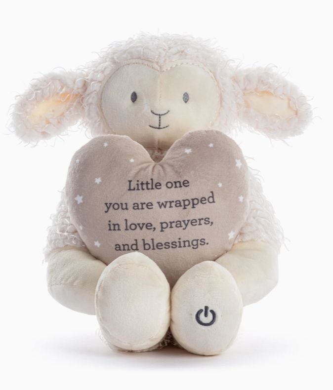 Lamb Faith Mechanical Plush - 15"