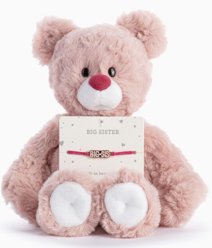 Big Sister Pink Bear - 8"