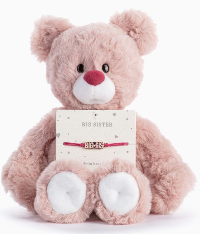 Big Sister Pink Bear - 8"