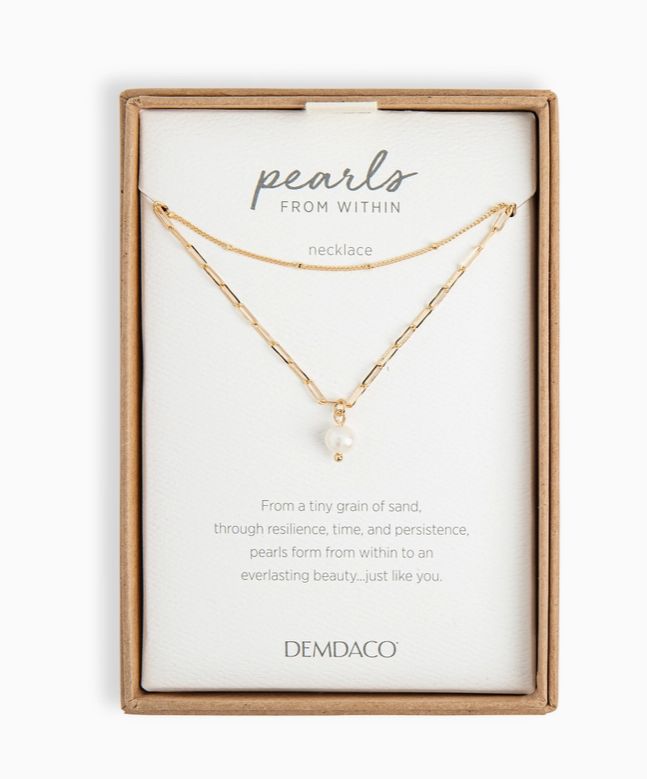 Pearls From Within Necklace - Gold