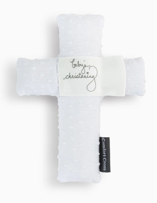 Baby's Christening Comfort Cross - 5"x 6"