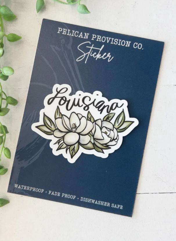 Louisiana Magnolia Sticker