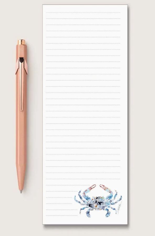 Blue Crab Refrigerator Notepad
