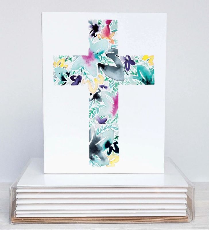 Cross Floral Note Card Stationery Set